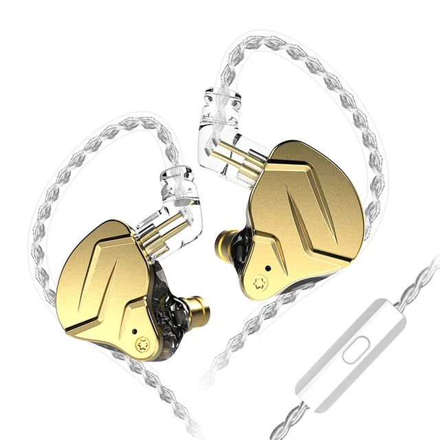 KZ ZSN Pro X Dourado com MIC