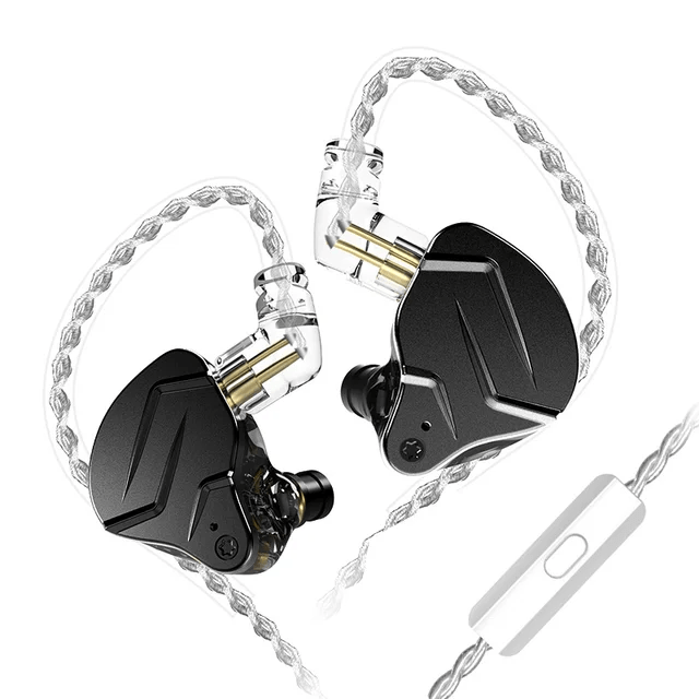 KZ ZSN Pro X Preto com MIC